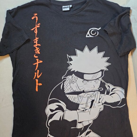Naruto Uzumaki Men's Graphic Black T-Shirt - Size M - Picture 3 of 6